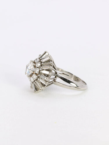 Vintage ballerina diamanten ring