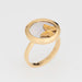 Bague 55 Carrera y Carrera - Bague Papillon Or Jaune Nacre 58 Facettes G13590