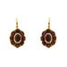 Boucles d'oreilles Boucles d'oreilles dormeuses avec grenats 58 Facettes 35137