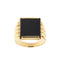 Bague Bague avec onyx 58 Facettes 21287