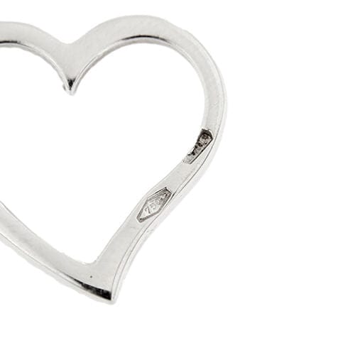 Collier Collier avec cœur et diamants 58 Facettes 35585