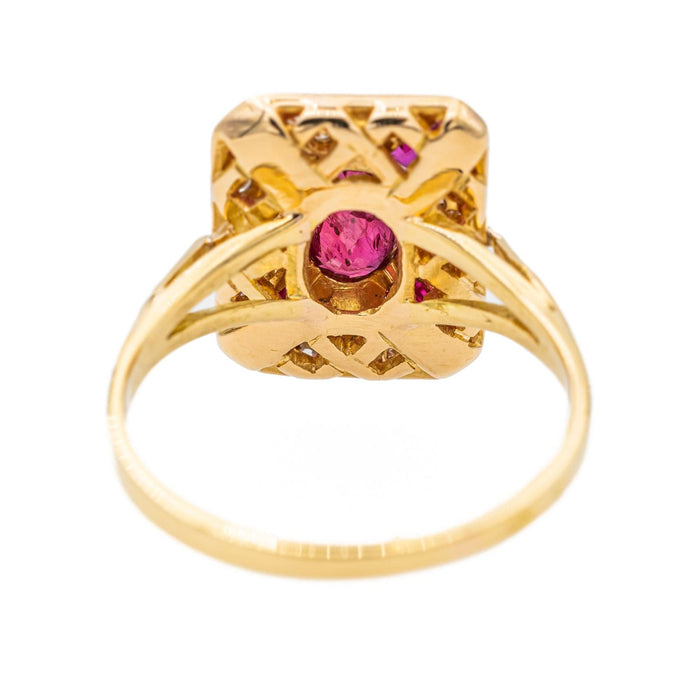 Bague 53.5 Bague Or jaune Rubis 58 Facettes 3136376CN