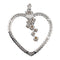 Pendentif Pendentif Coeur Or blanc Diamant 58 Facettes 3351134CN