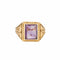 Bague c1943 Bailey Banks Biddle Amethyst Ring Men's Sz 12 Vintage Fine Jewelry 58 Facettes G13599