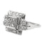 Bague 57 Bague Or blanc Diamant 58 Facettes 2698712CN
