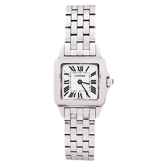 Montre Montre Cartier ,"Santos demoiselle", acier. 58 Facettes 34044