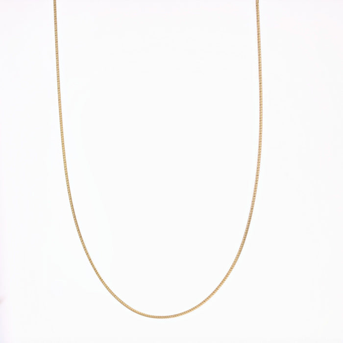 Omega Mesh Rigid Cable Necklace