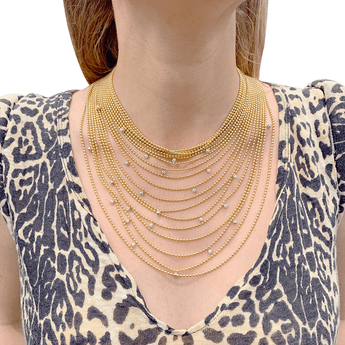 Necklace Cartier, "Draperie de Décolleté", yellow gold, white gold and diamonds.