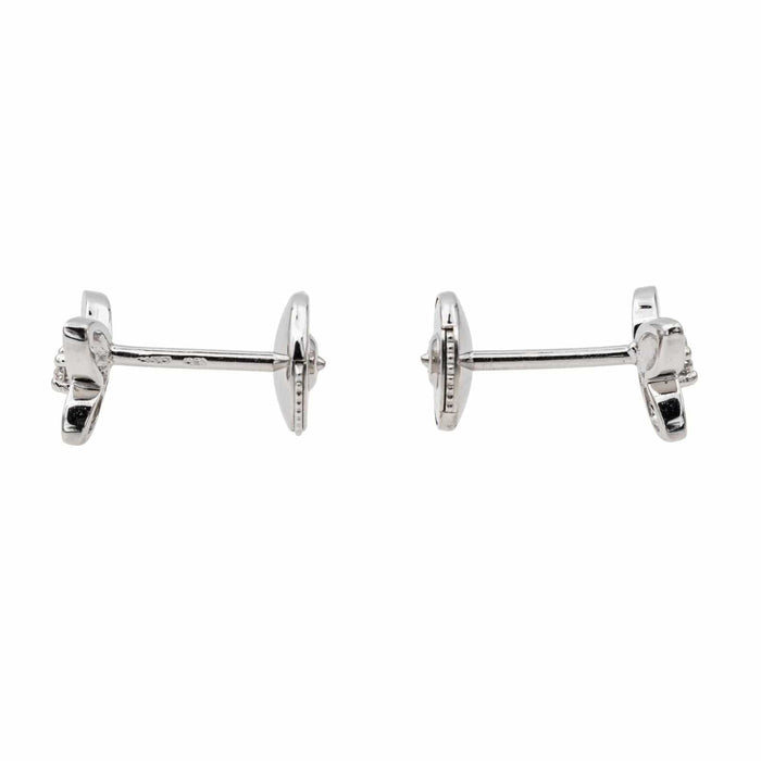 Boucles d'oreilles Boucles d'oreilles Puces Or blanc Diamant 58 Facettes 3641115CN