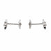 Boucles d'oreilles Boucles d'oreilles Puces Or blanc Diamant 58 Facettes 3641115CN