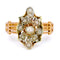 Bague 52.5 Bague perle antique en or 18k et argent 835 58 Facettes 848F055D9EDA4B45826F7725309F7753