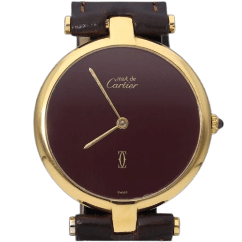 Cartier Must De Cartier Watch silver-gilt 