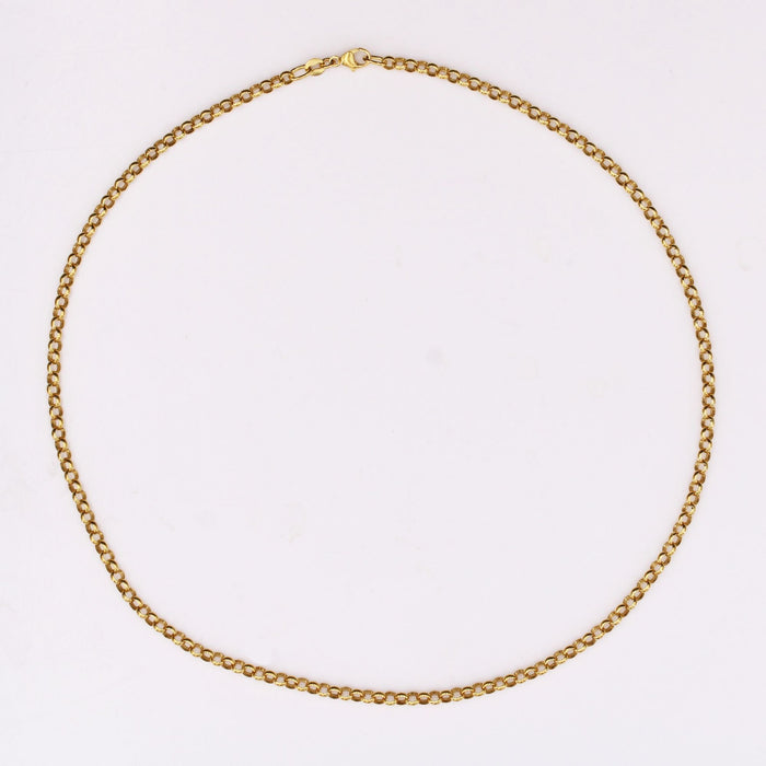 Yellow gold chain with jaseron mesh second-hand