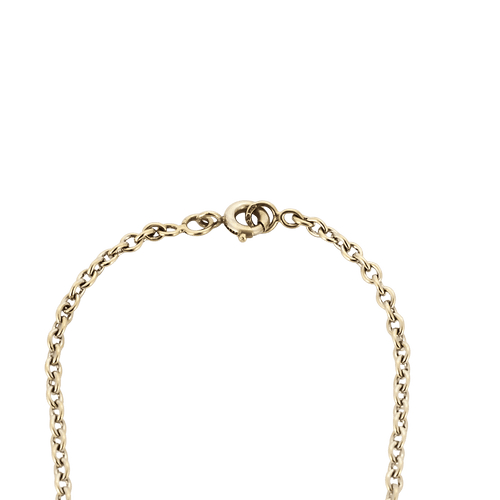 Collier Collier or blanc, diamants, coeur de rubis 58 Facettes BO/250017//