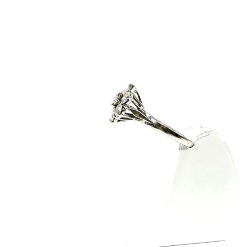 Bague Bague or blanc et diamants 58 Facettes