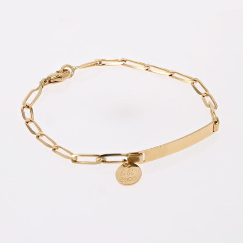 Bracelet Bracelet gourmette bébé à graver 58 Facettes 24-330A