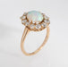 Bague Antique Victorian Opal Diamond Ring 14k Yellow Gold Gemstone Engagement Sz 6.75 58 Facettes G13158