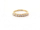 Bague 54 bague sertie de 9 diamants en or jaune 58 Facettes 260446
