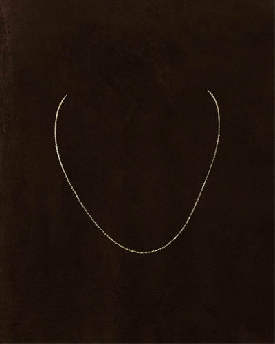 Collier Chaîne en or jaune — Longueur 43 cm, 1,51 g 58 Facettes