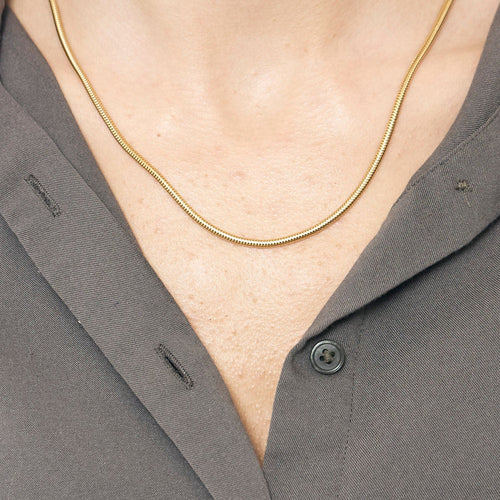 Collier Chaine or jaune 58 Facettes ASN0364