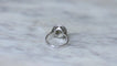 Bague 55.5 Bague Cible Art Déco Or Blanc Platine Diamant 58 Facettes