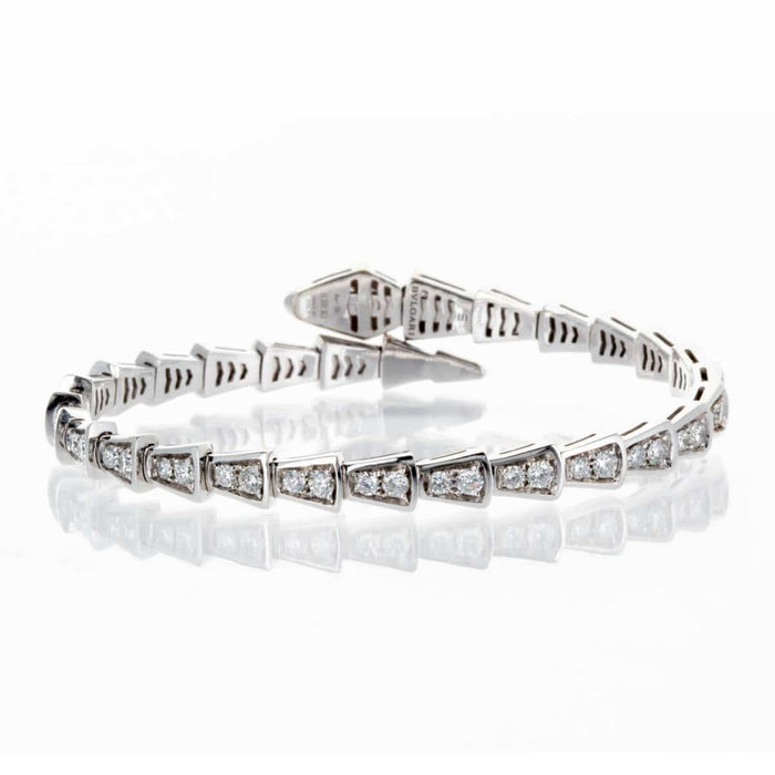 Bracelet BULGARI - Bracelet Serpenti Viper Diamants 58 Facettes