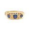 Bague 59.5 Bague rangée en or, diamant et saphir 58 Facettes 558EE3F8A59C425D8B94B2A13F4157ED
