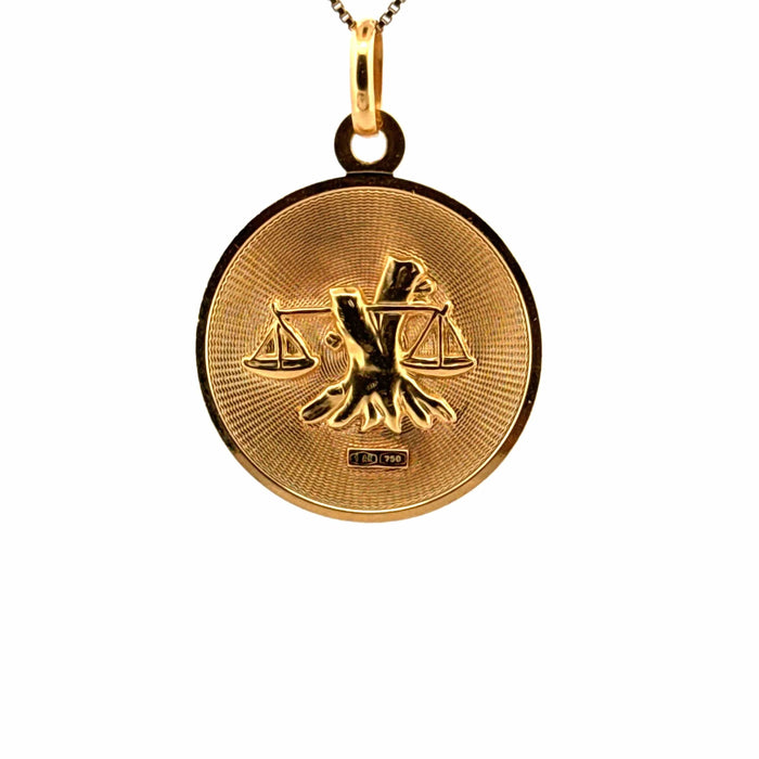 Pendentif Médaille Rare signe Balance 58 Facettes 2-D4PE-GS37714-2