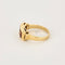 Bague 54 Bague or jaune et citrine 58 Facettes LOR3497