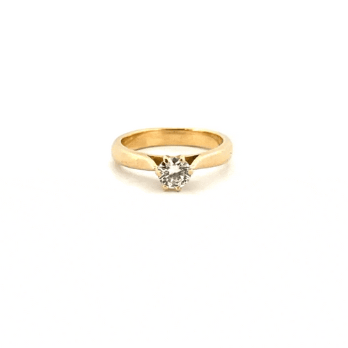 Bague Solitaire Or Jaune 18k & Diamant 58 Facettes 102-GS30652-01