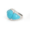 Bague 46 Bague Diamant Turquoise Or Blanc 58 Facettes G13197