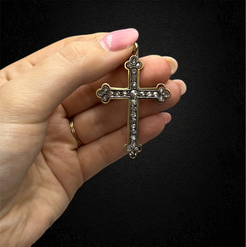 Pendentif Croce pendente con diamanti 58 Facettes