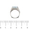 Bague Bague avec aigue-marine et diamants 58 Facettes 32455