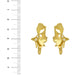 Boucles d'oreilles Boucles d'oreilles pendantes feuilles 58 Facettes 34516