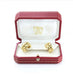 Boucles d'oreilles Cartier Double Coeurs Gold Hoop Earrings 58 Facettes