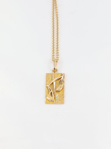Pendentif Pendentif vintage signe du zodiaque balance en or jaune 58 Facettes ZZ