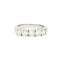 Bague Bague Rivière en or blanc 1,25 ct 58 Facettes