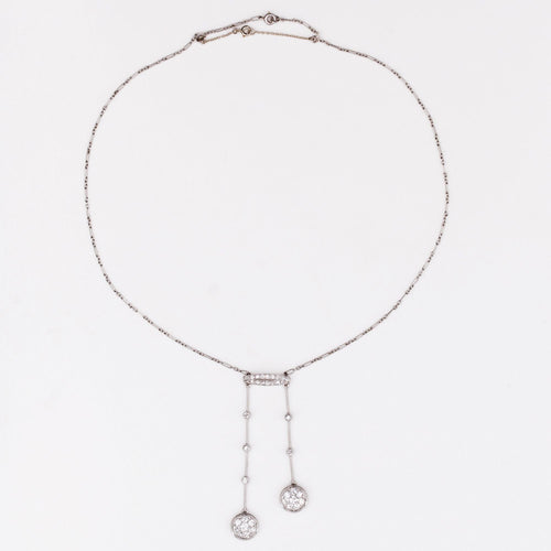 Collier Collier négligé Art Déco diamants 58 Facettes 24-255