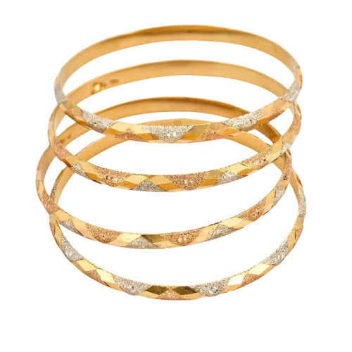 Bracelet 4 Bracelets trois ors 58 Facettes LP444-LP608