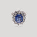 Bague 49 Bague saphir, entourage diamants 58 Facettes 32300056