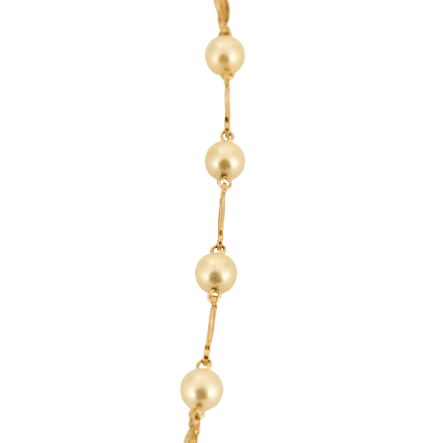 Collier Sautoir Or Jaune Perles de Culture 58 Facettes LP1119/6