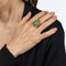 Bague 55 Bague Serpent Victorienne Or, Diamant, Turquoise 58 Facettes G13370