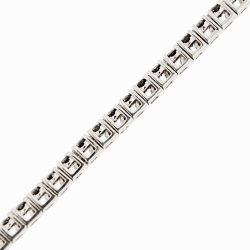 Bracelet Bracelet tennis en diamant noir de 1,58 ct 58 Facettes 34310