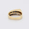 Bague 52 Bague Or Blanc et Jaune Saphirs et Diamants 58 Facettes 39