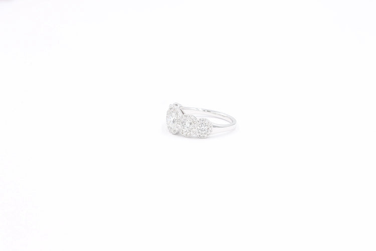 Bague 52 Bague bandeau Cinq Diamants 58 Facettes