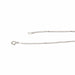 Collier Collier Or blanc Saphir 58 Facettes 3290287CN