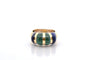 Bague 52.5 Bague vintage malachite et lapiz lazuli 58 Facettes 26963