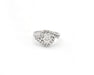 Bague Bague en or blanc avec diamants totalisant 0,88 ct 58 Facettes