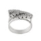 Bague 59 Bague triple rivière avec diamants 0,48 ct 58 Facettes 30234