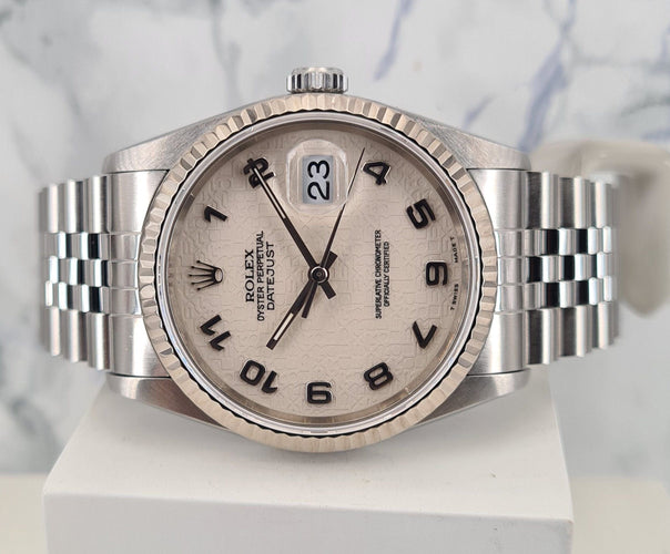 Montre ROLEX - Montre Datejust 36 Cadran Jubilee 58 Facettes 16234-1